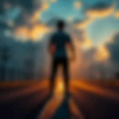 Opportunity Knocks Today A person standing at a crossroads with bright opportunities ahead, looking optimistic and ready to take action.