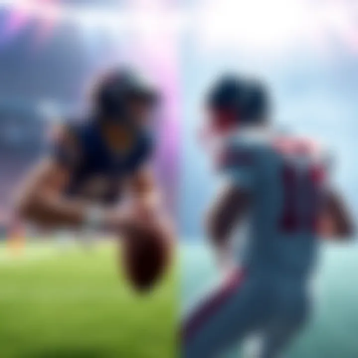 Side-by-side comparison of Outlier and Unabated platforms for sports betting in NFL, focusing on features and usability for bettors.