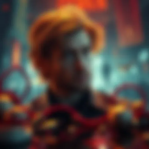 Owen Almighty looking pensive, surrounded by symbols of lost opportunities and regret