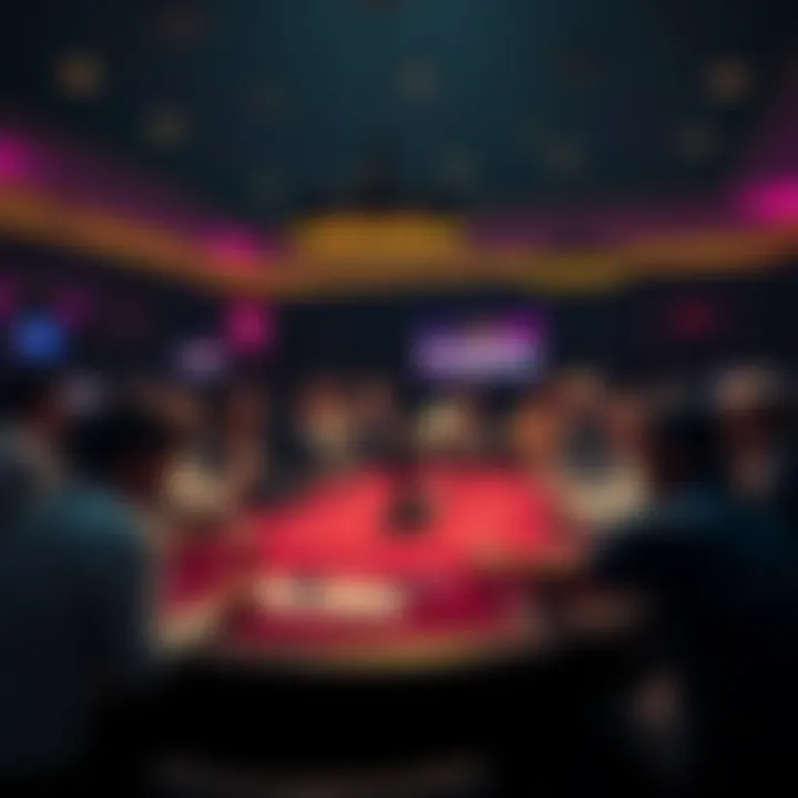 A crowded table at Oxford Casino with players celebrating a big win at the dice game.