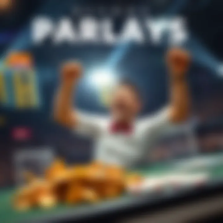 A cheerful person celebrating a big win at a betting table after a recent game decision, highlighting excitement in sports betting.