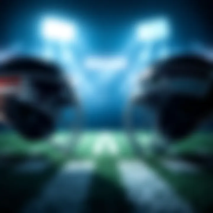 Patriots vs Seahawks Betting Spread Visual representation of the betting spread showing a difference of 11.5 points between Patriots and Seahawks.