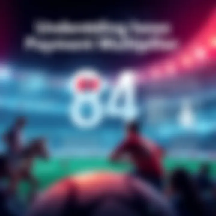 Understanding Payment Multipliers A graphic illustrating the concept of a payment multiplier of 84 to 1, with clear calculations and examples, showing how odds work in betting scenarios.