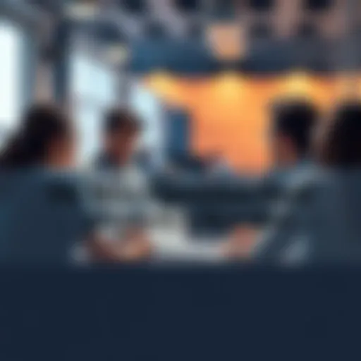 A group of people sharing their opinions on a new proposal during a discussion