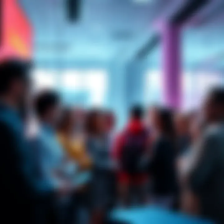 A group of people engaged in a lively conversation about recent influential actions and their impact on trends.