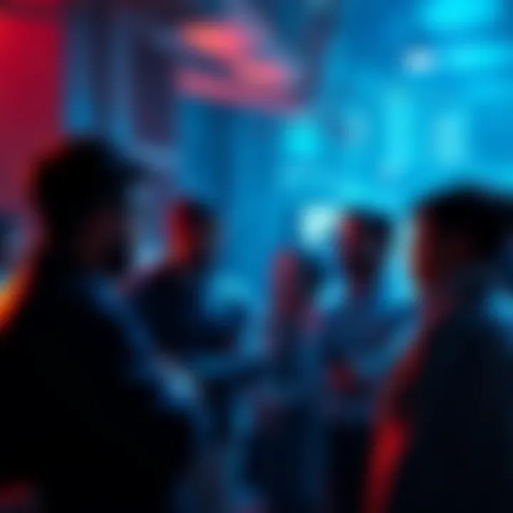 A group of people engaged in a deep discussion about modern societal issues