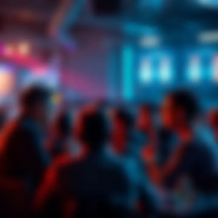 A group of people sharing opinions on winning streaks at a forum