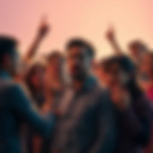 Group of people sharing their thoughts about Luke in a lively discussion