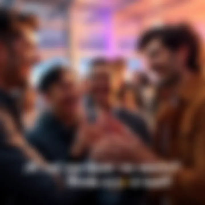 Group of people sharing a laugh while discussing JK and humor