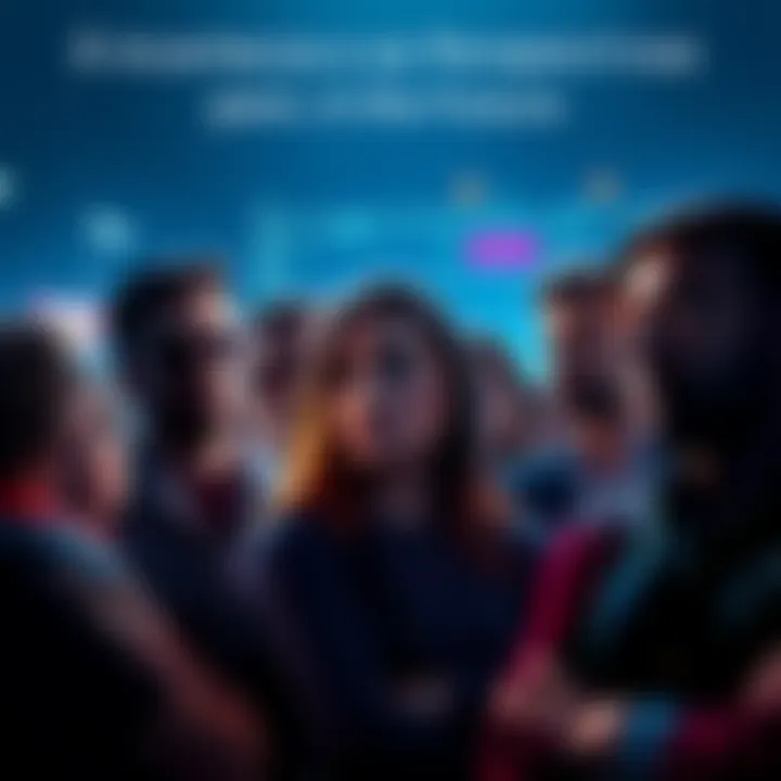 A group of people looking thoughtful while discussing decisions and uncertainties about the future.