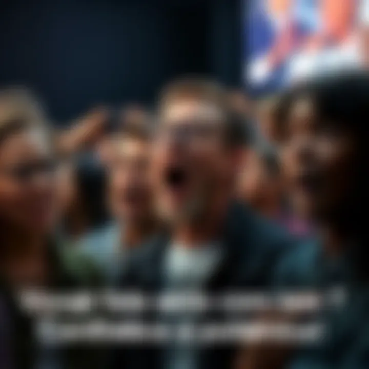 A group of people expressing shock and confusion over a recent controversial situation