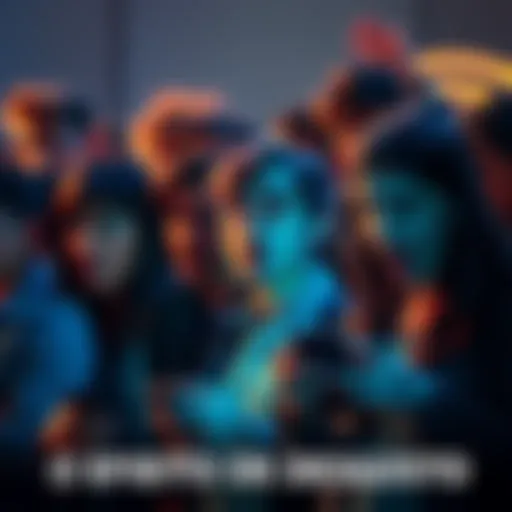 Group of people expressing shock and disgust while looking at their phones