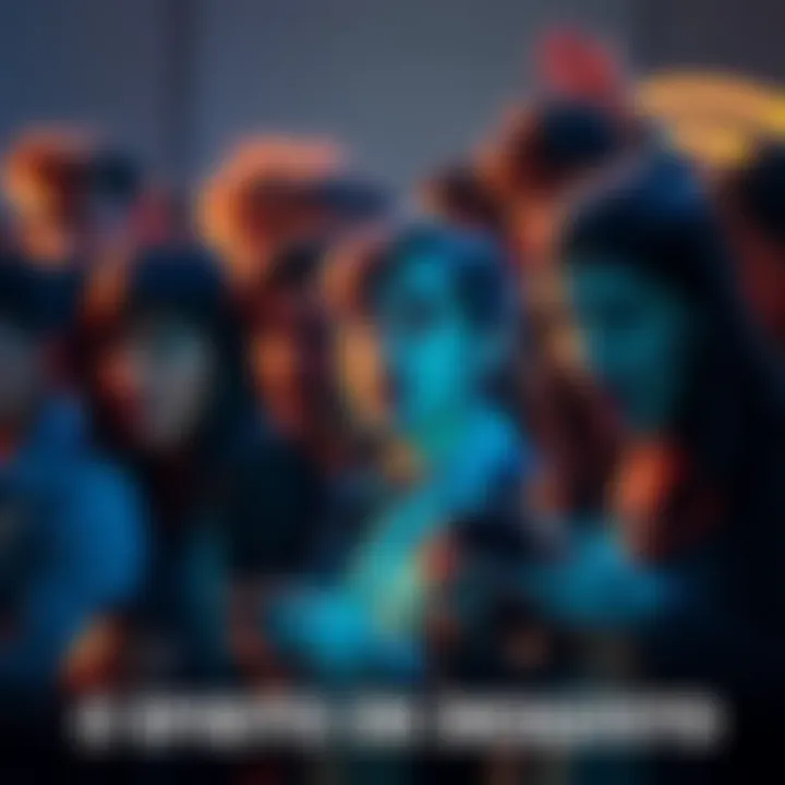 Group of people expressing shock and disgust while looking at their phones