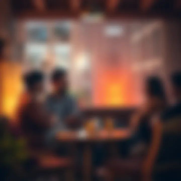 A group of people in a cozy setting discussing their feelings on a Wednesday.