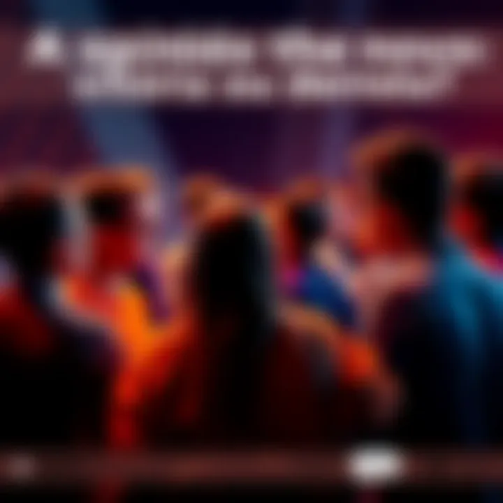 A group of people discussing their opinions about a recent event