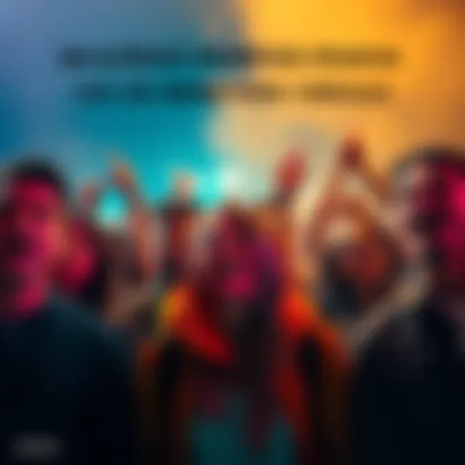 Group of people displaying strong emotions during a shocking event