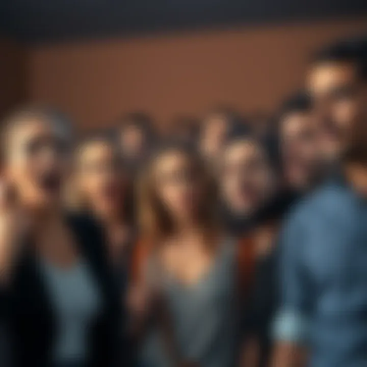 A group of people expressing shock and disappointment after falling for a trick, showing a mix of emotions.