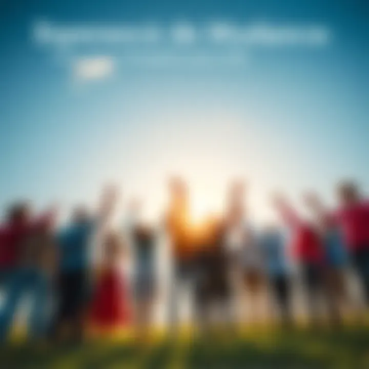 Group of diverse people holding hands, symbolizing hope for the future and community action for 2026