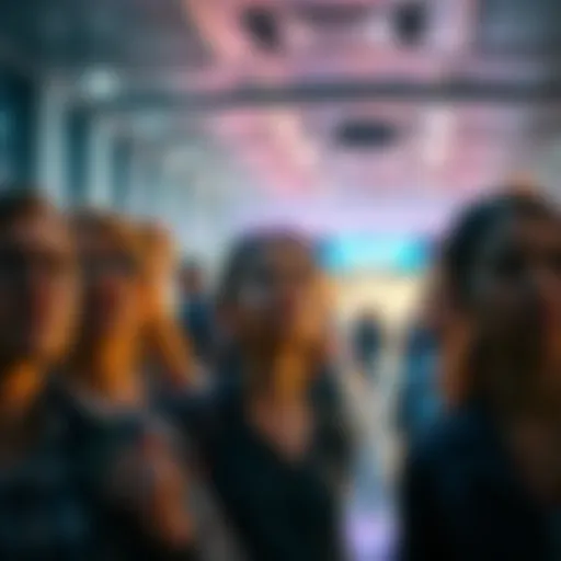 Group of people looking anxious while waiting for updates