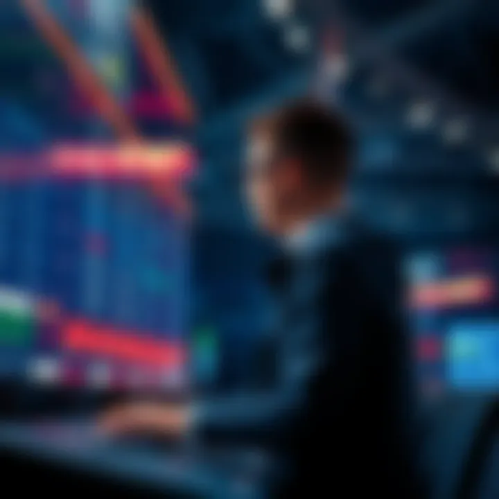 A person looking at betting odds on a screen while contemplating a wager