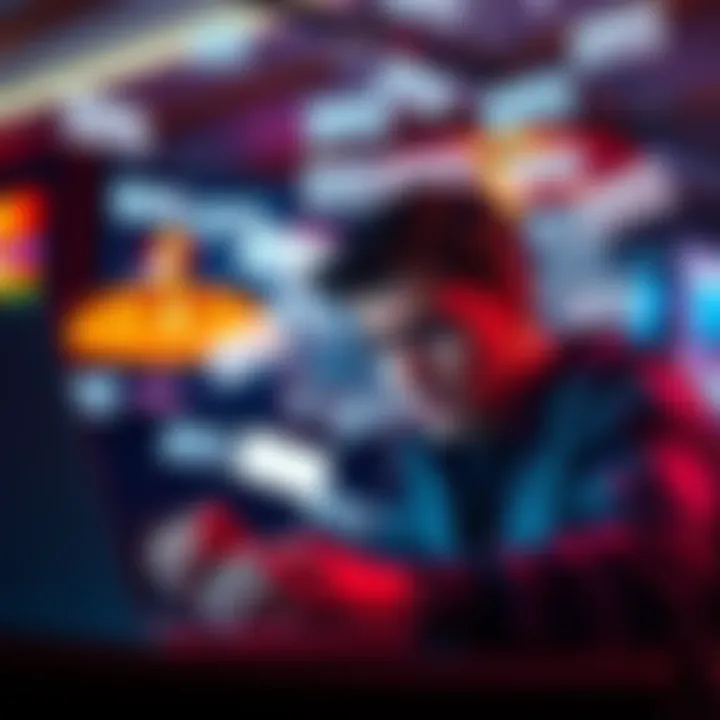 A frustrated individual looking at emails on a laptop, overwhelmed by messages from online casinos after being banned.