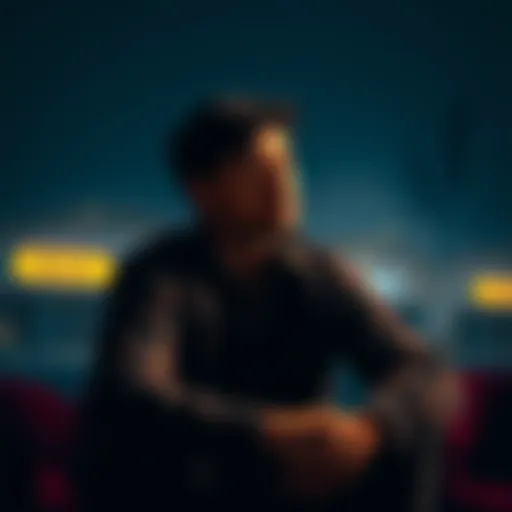Person reflecting on difficult times A person sitting alone with a thoughtful expression, contemplating recent losses and challenges in life.