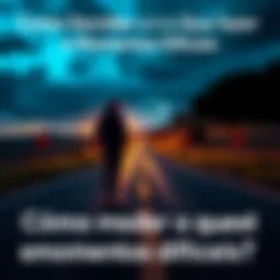 A person standing at a fork in the road, contemplating which path to take, symbolizing decision-making in challenging times.
