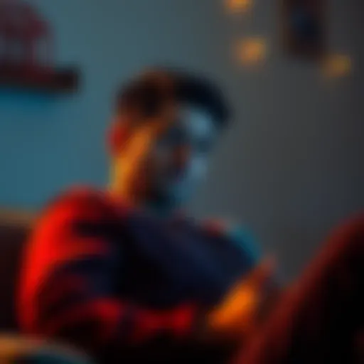 Individual expresses emotional struggle during therapy about gambling addiction