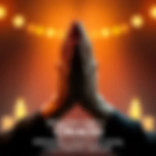 A person in a serene setting, palms together in prayer, reflecting a sense of peace and spirituality.