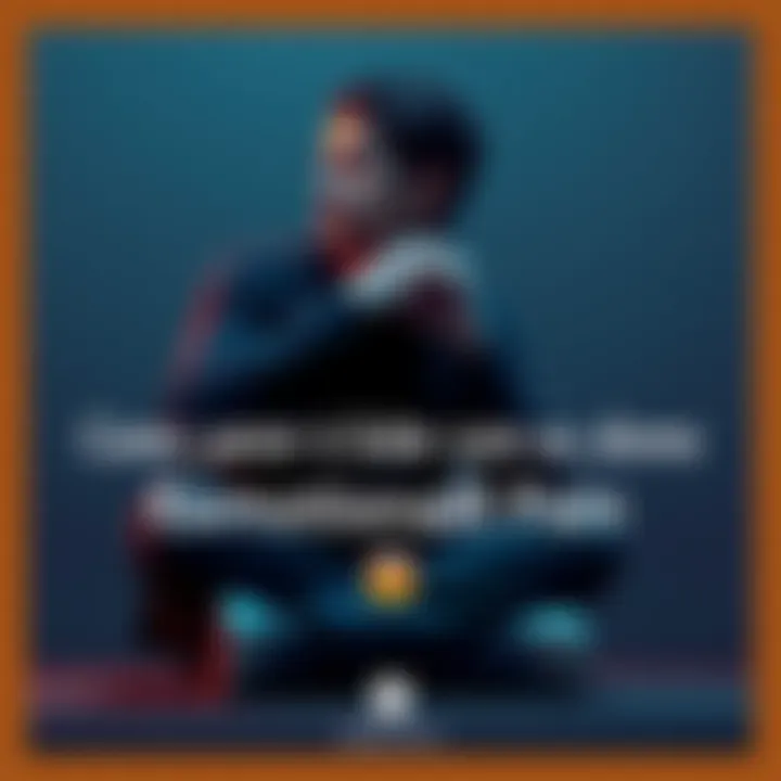 A person sitting alone, looking thoughtful and concerned, symbolizing the struggle with emotional pain and harmful habits.