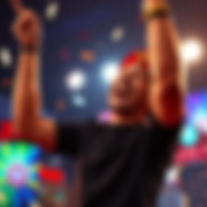 Player celebrating a big win A happy player celebrating a 1000x win with 25 free spins after completing KYC process