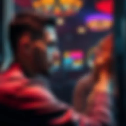 A thoughtful player looks in the mirror, contemplating changing their name and appearance to evade casino restrictions.