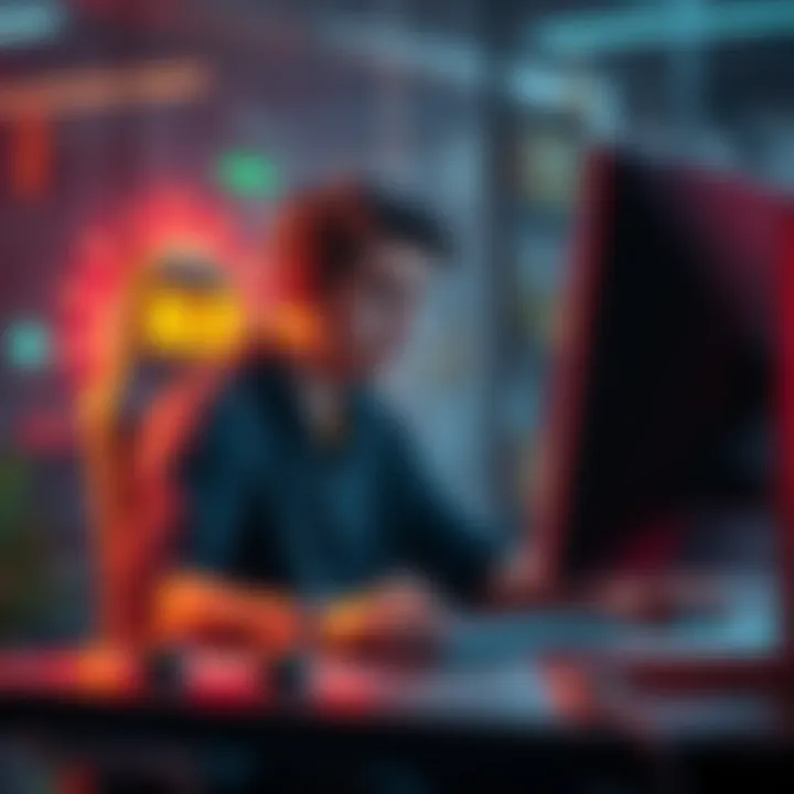 A person sitting at a computer looking frustrated while waiting for a payment from a gaming platform