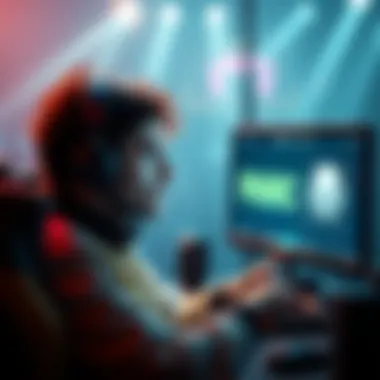 Player Encountering Panic Button Issue A frustrated player at a computer, looking at a registration error message for a tournament in Germany.