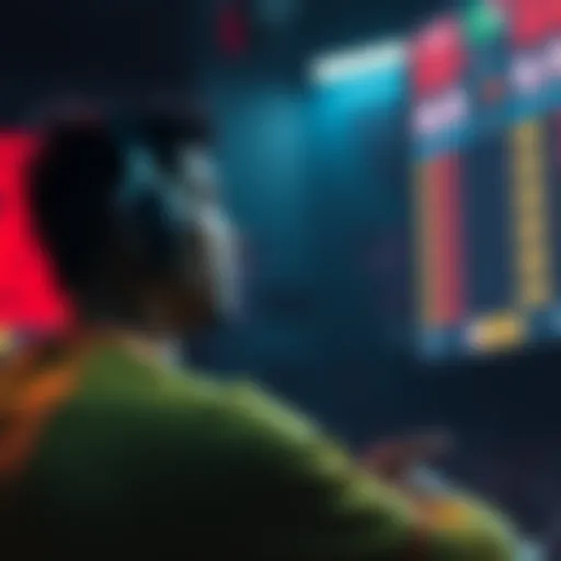 A confused player looks at the scoreboard after a game interruption, wondering if he lost.