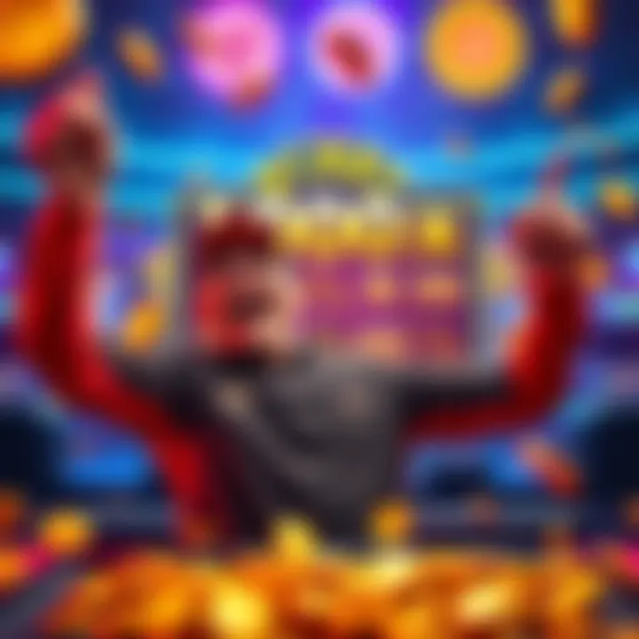 Excited player celebrating a huge plinko win, showing a 1000x return on the screen
