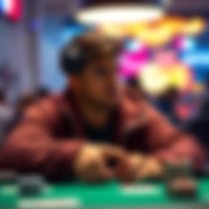 Player A thinking about whether to raise after Player B bets and Player C goes all-in.
