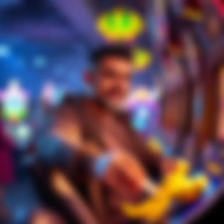 A player confidently placing a R$200 bet on spins in the Duel Eterno game, surrounded by a lively gaming atmosphere.