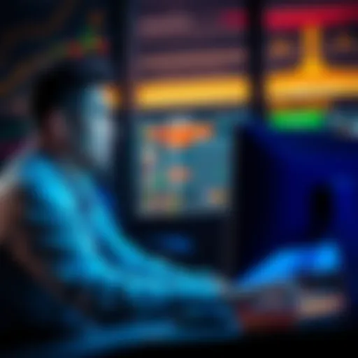 A worried player sitting at a computer looking confused while checking a casino website for withdrawal status