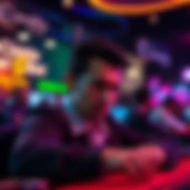 A player looks tense while weighing options to cash out or continue betting in a game setting.