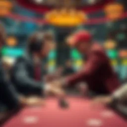 Player fights dealer A player confronts a dealer at a $20 tournament, sparking a physical altercation, surprising the onlookers.