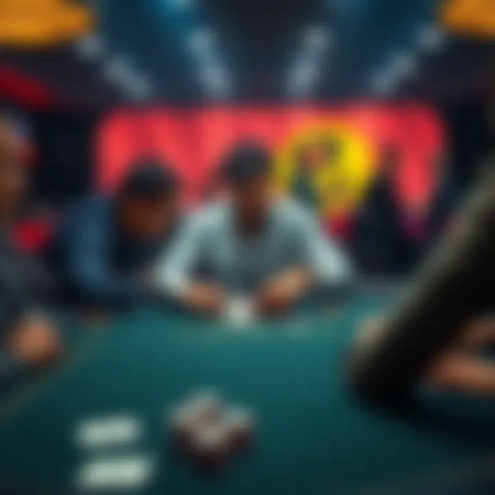 A player sitting at a poker table contemplating their move to fold the big blind after two calls, with chips and cards in front of them.