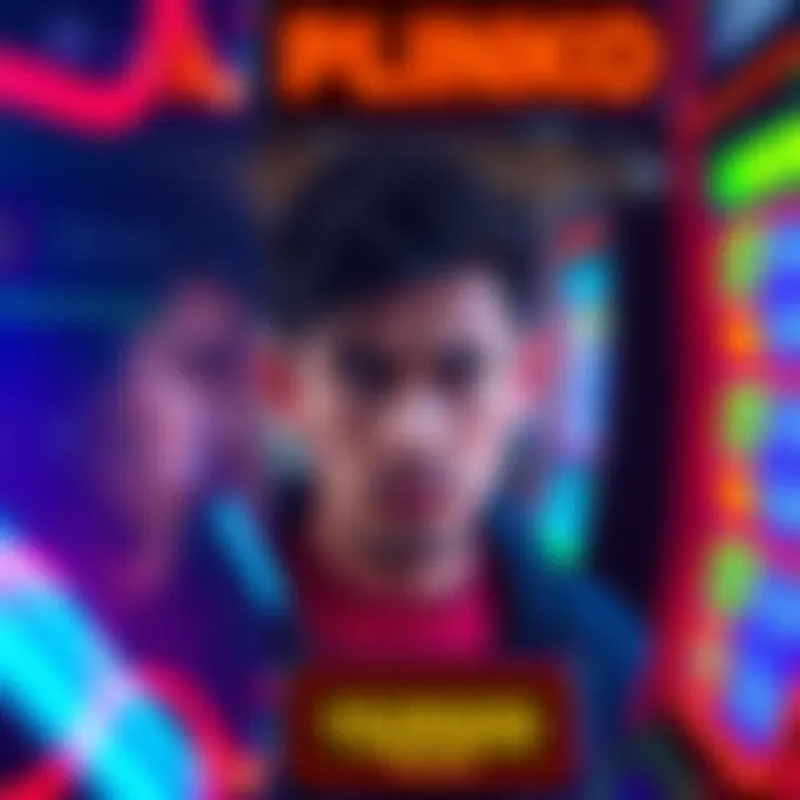 A person appears frustrated while playing a Plinko game, with their betting balance showing a low amount on the screen.