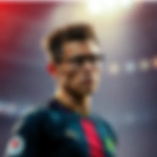 A player looking disappointed after leaving the game, moments before making a key assist.