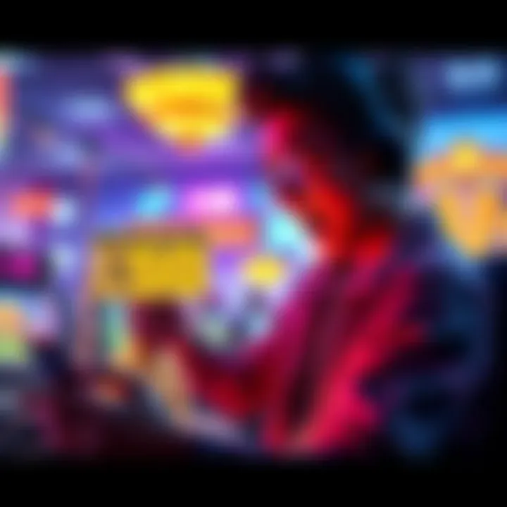 A gamer excitedly checks their screen showing two ladder bonuses of $50 each received within a minute.