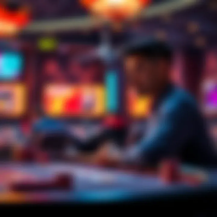 A player sitting at a casino table looking thoughtful after several betting losses