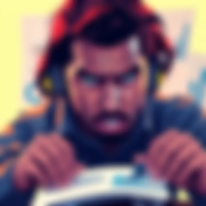 A person looking frustrated while discussing player trade rules in competitions, with charts and notes around them.