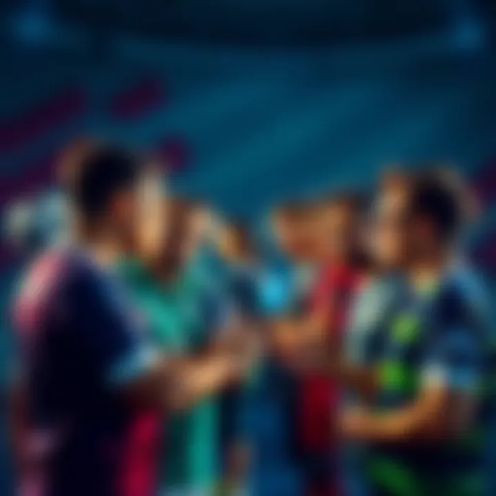 A group of people discussing and analyzing sports player choices for awards