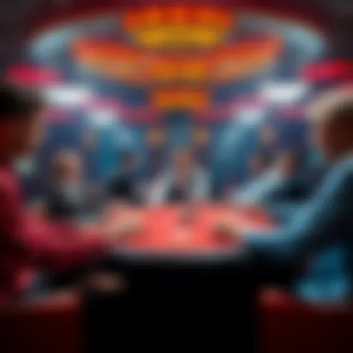 Group of players at a Pai Gow table discussing dealer mistakes in a casino setting
