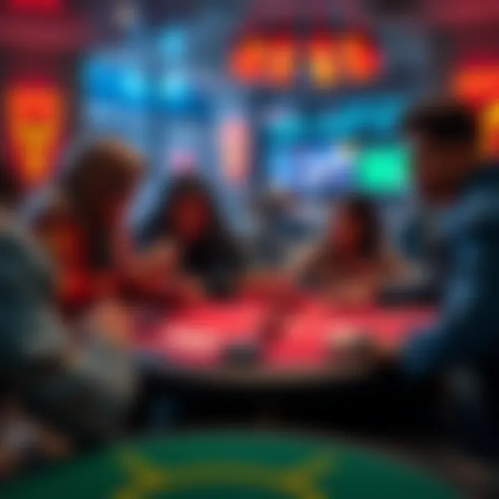 People engaged in online poker games with UPI payment options